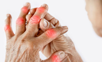 Mucoid Cyst - hand suffering joint pain